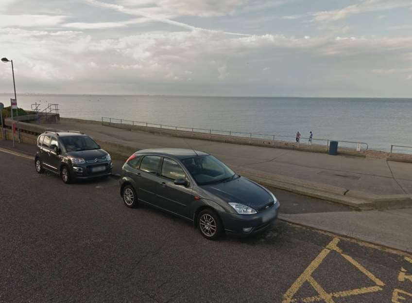Sea water in Minster-on-sea is affected