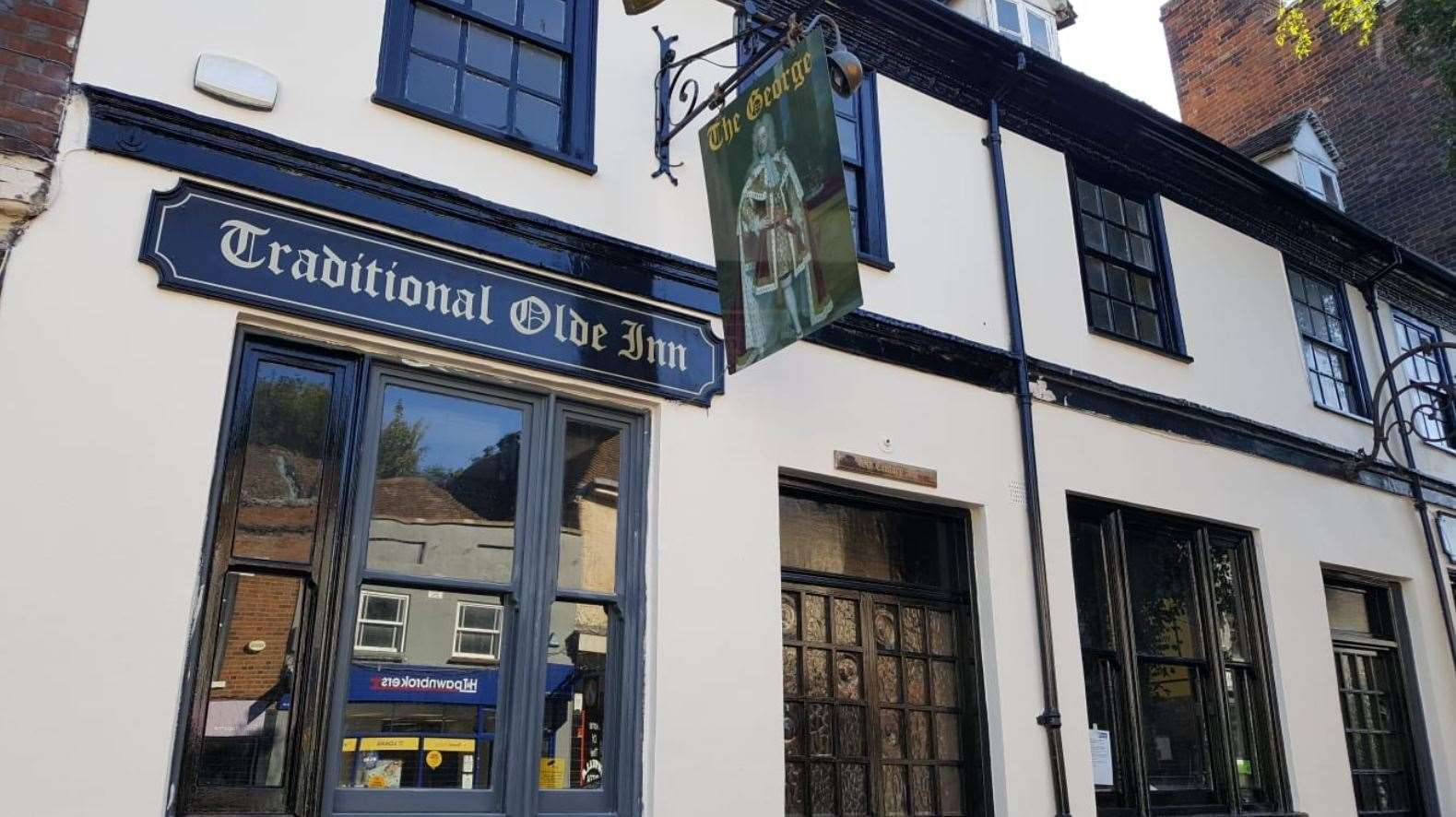 The George pub in Sittingbourne High Street is undergoing a £50k revamp