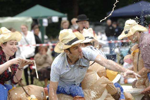 The custard pie championships will be back in June