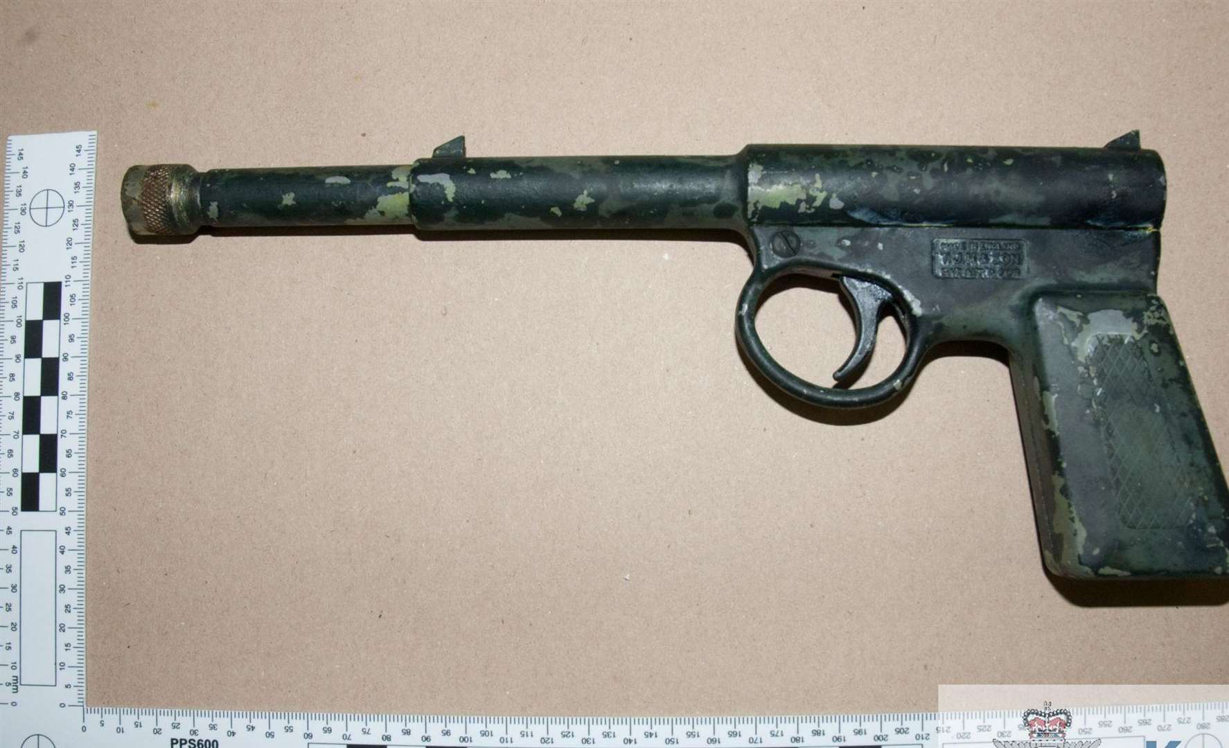 One of the handguns found during the raid. Picture: Kent Police