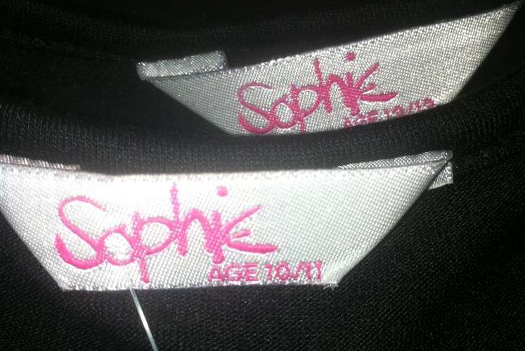 Items in the chain's Sophie range are available for children as young as eight