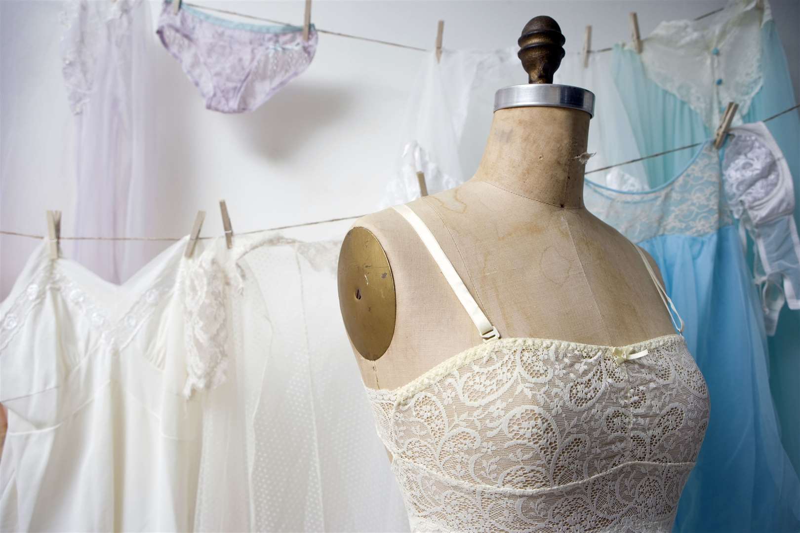 Lingerie will feature in the exhibition. Picture: iStock