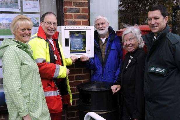 The responders have provided five public access defibrillators in the last 12 months