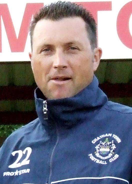 Phil Miles pictured during his time as Chatham boss