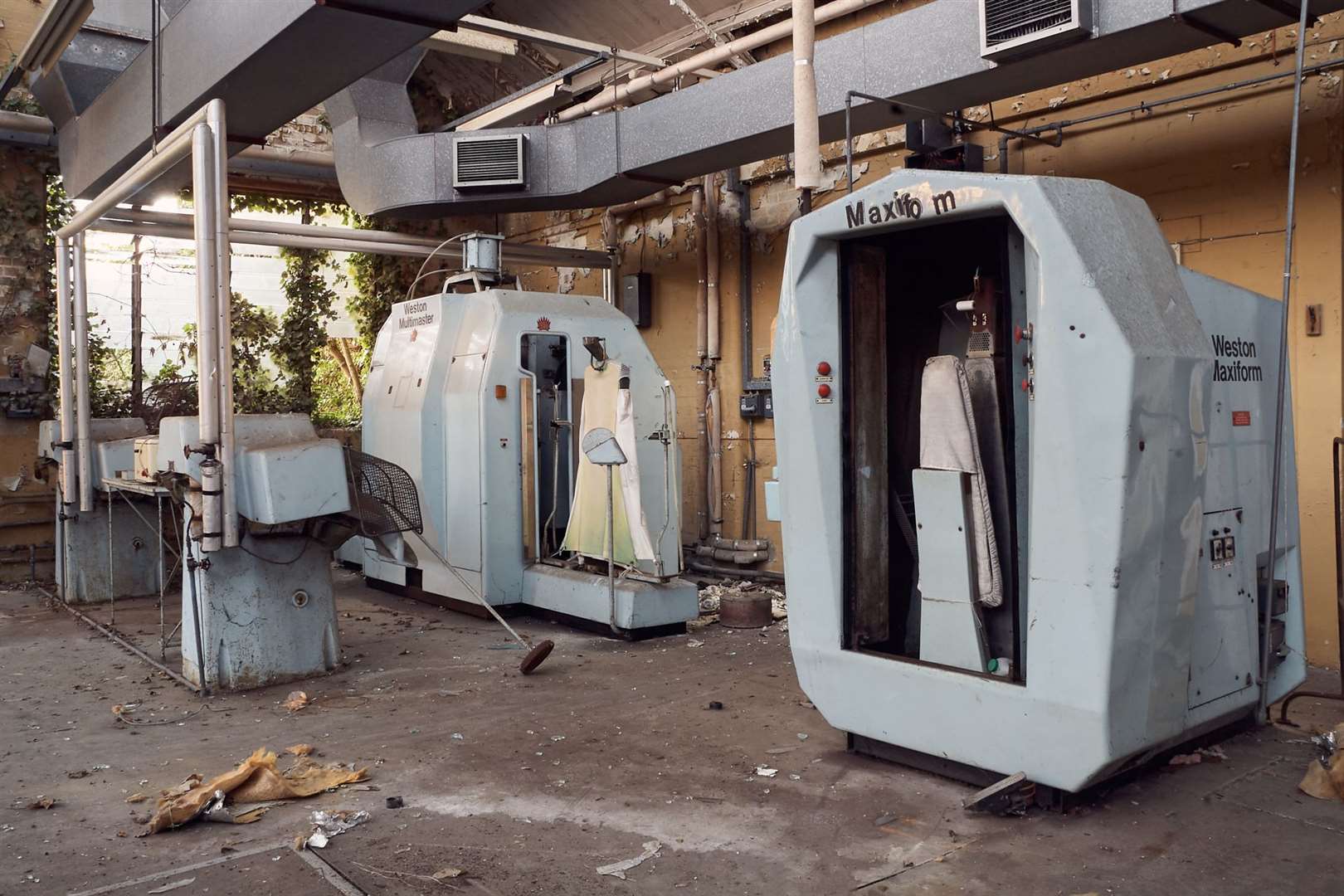 Disused machines at the derelict site in 2006. Images: Jamie McGregor Smith