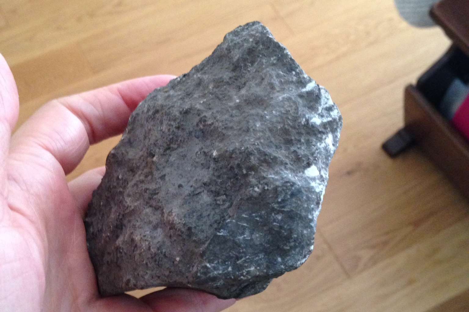 The rock that landed in Jennie Ivinson's car