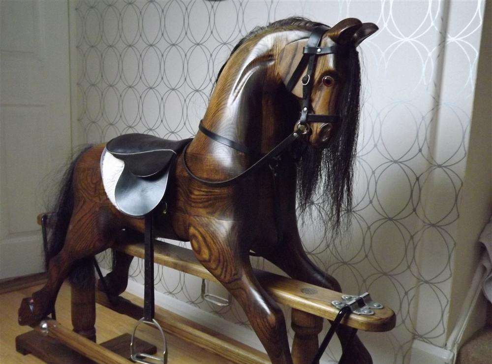 This rocking horse was stolen from a van in Upchurch