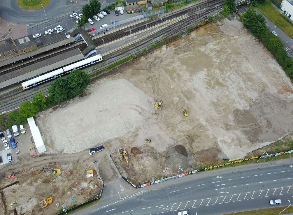 The old Princes Street depot site has now been cleared ready for building work to begin. Picture: Mitchell Design and Construction.