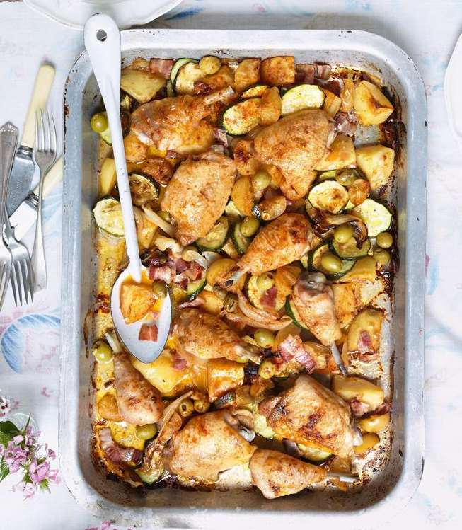 Mary Berry's Mediterranean all-in-one chicken