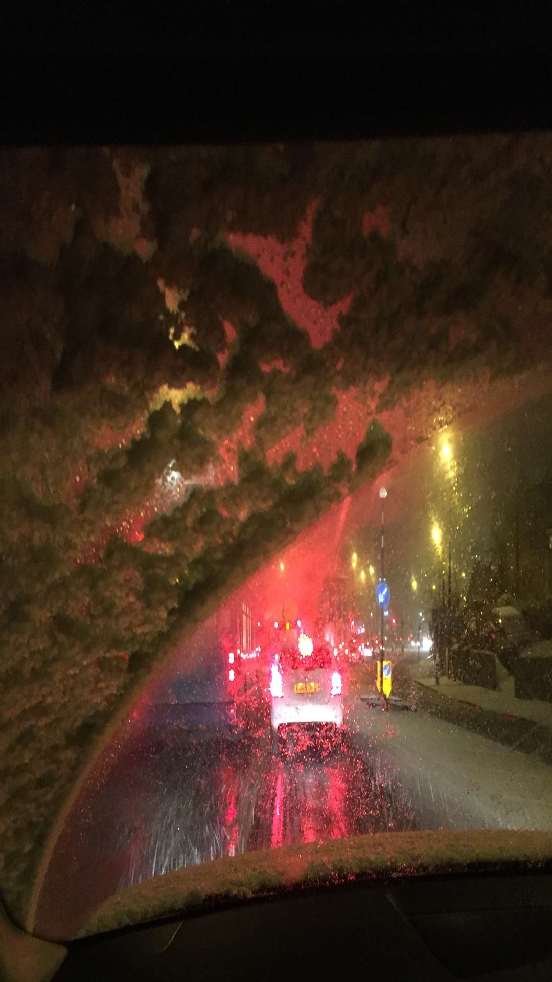 Driving home in Maidstone. Picture: Rosina Packham