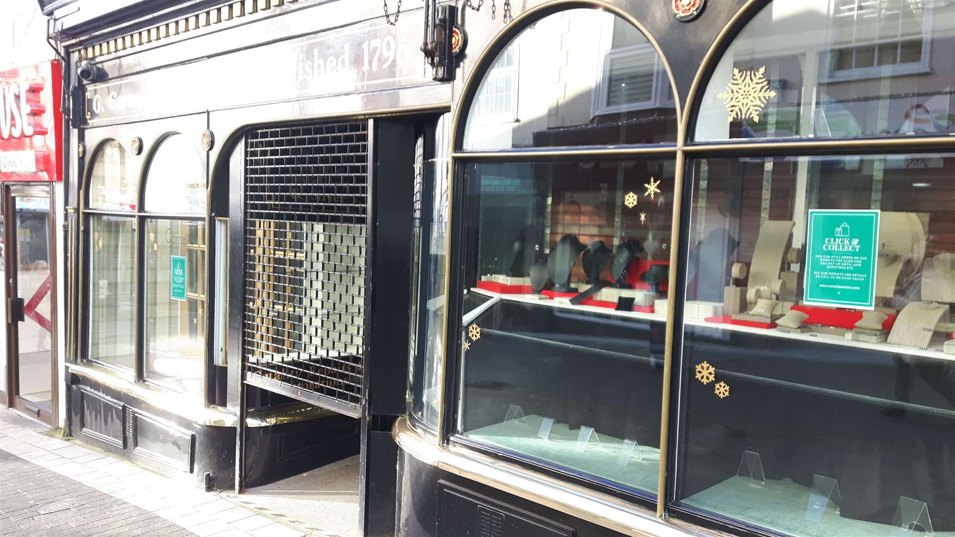 Cornell's Jewellers in Gabriel's Hill had its shutters down this morning
