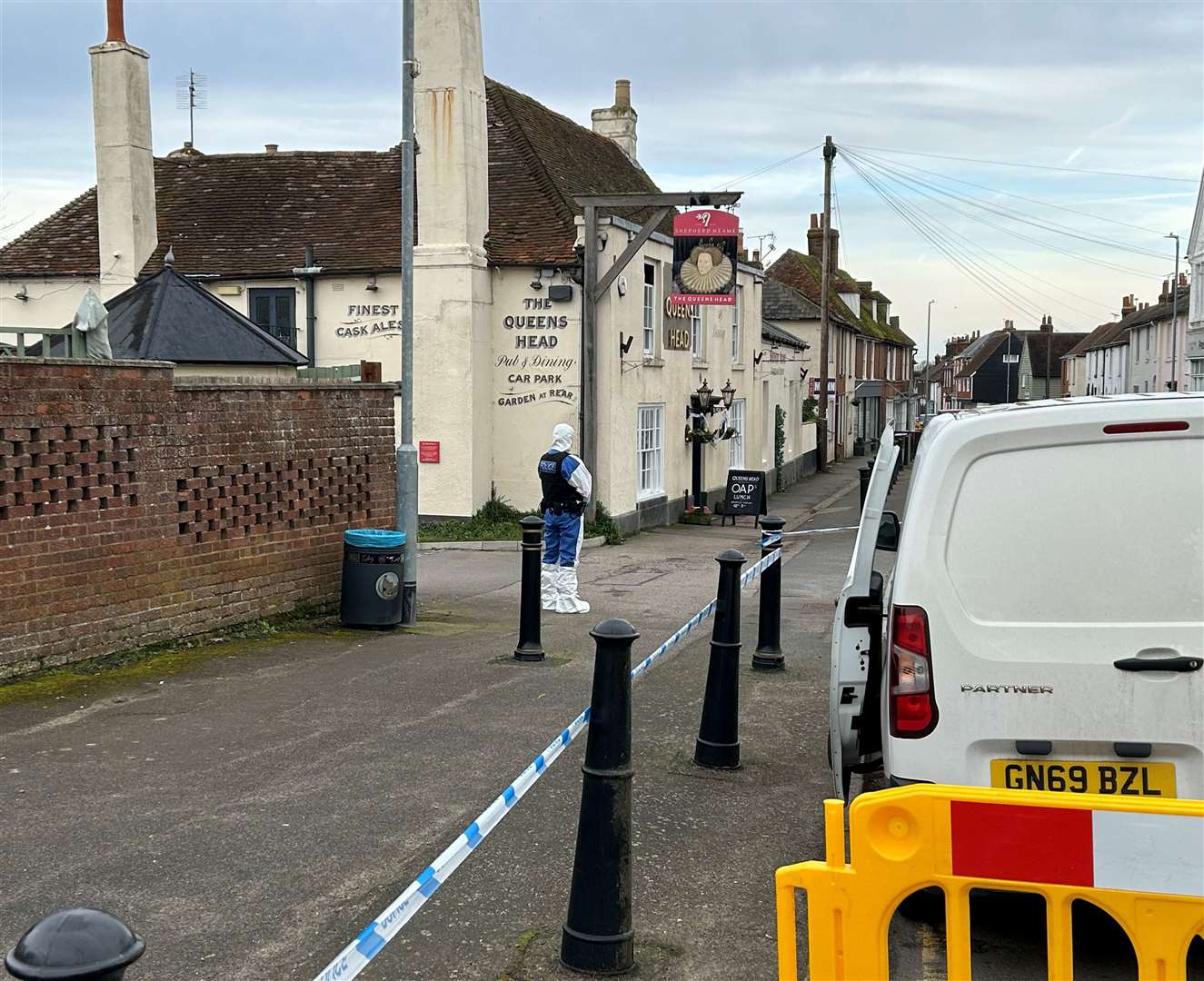 Police were called to The Queens Head pub