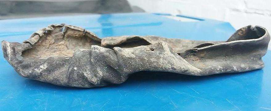 Steve Tomlinson found the shoe in the Thames Estuary (6708903)
