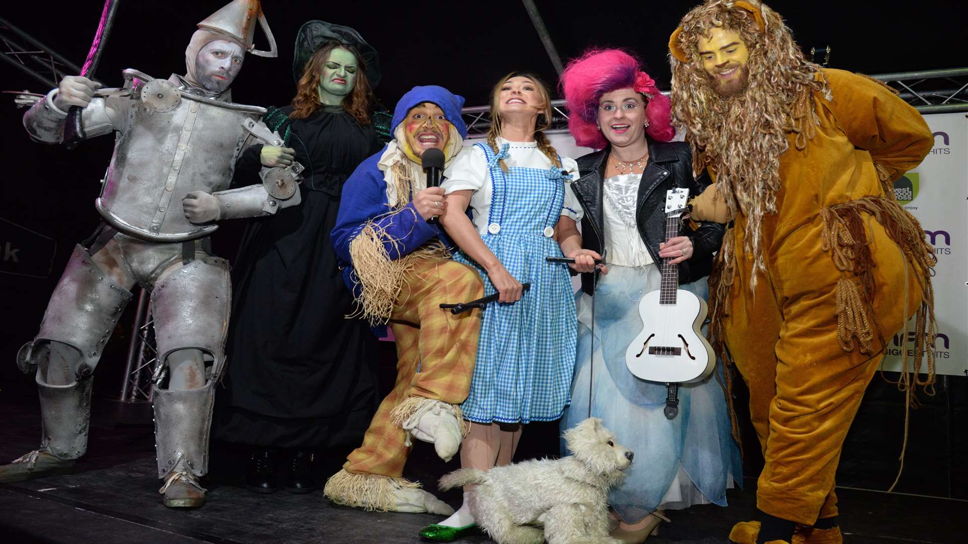 The cast of the Margate Theatre Royal's panto 'Wizard of Oz' were on hand to entertain