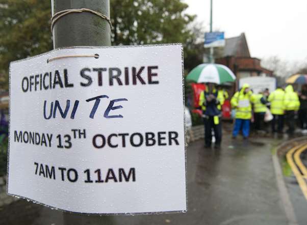 The strike has hit Medway hospital. Picture: Cesar Dela Rosa Velasco