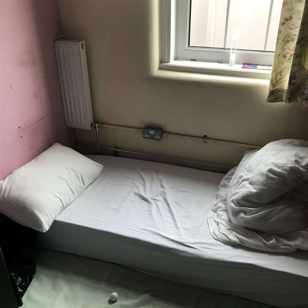 Pictures show inside Napier Barracks in Folkestone, where asylum seekers have been living. All pictures: Independent Chief Inspector of Borders and Immigration