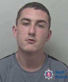 Jesse Connor from Ramsgate was locked up for more than six years. Picture: Kent Police