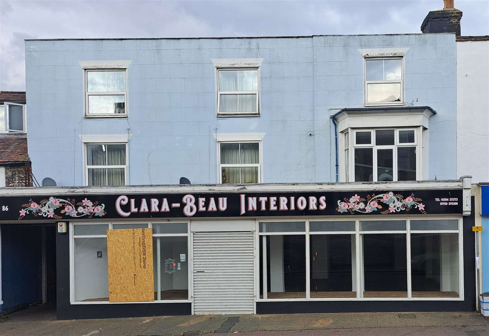 Clara-Beau Interiors, which will be replaced by the café bar in London Road, Dover
