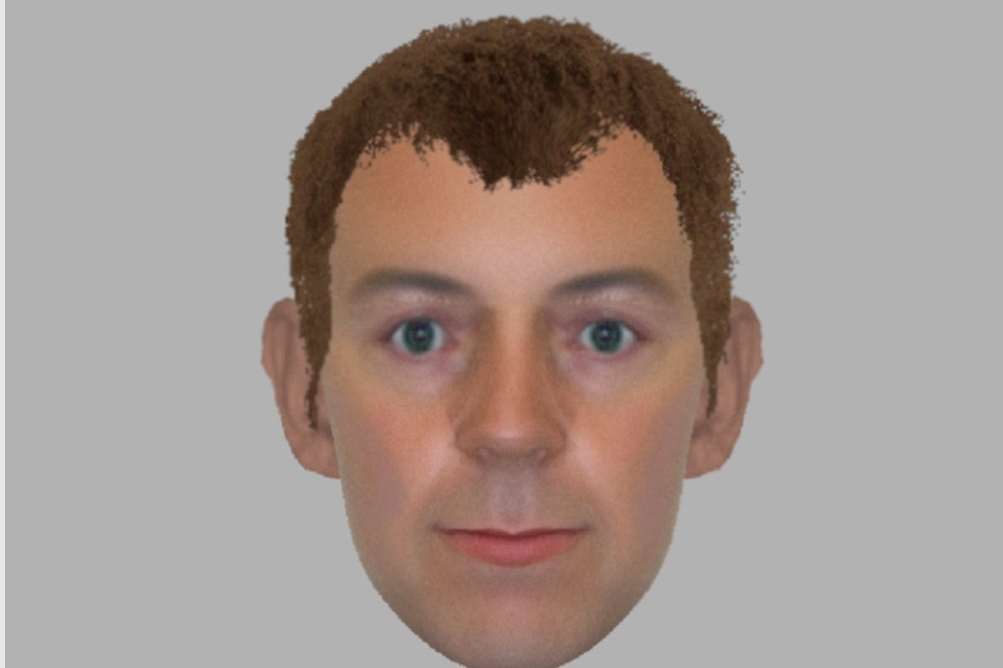 Police have released this computer generated image of the suspect