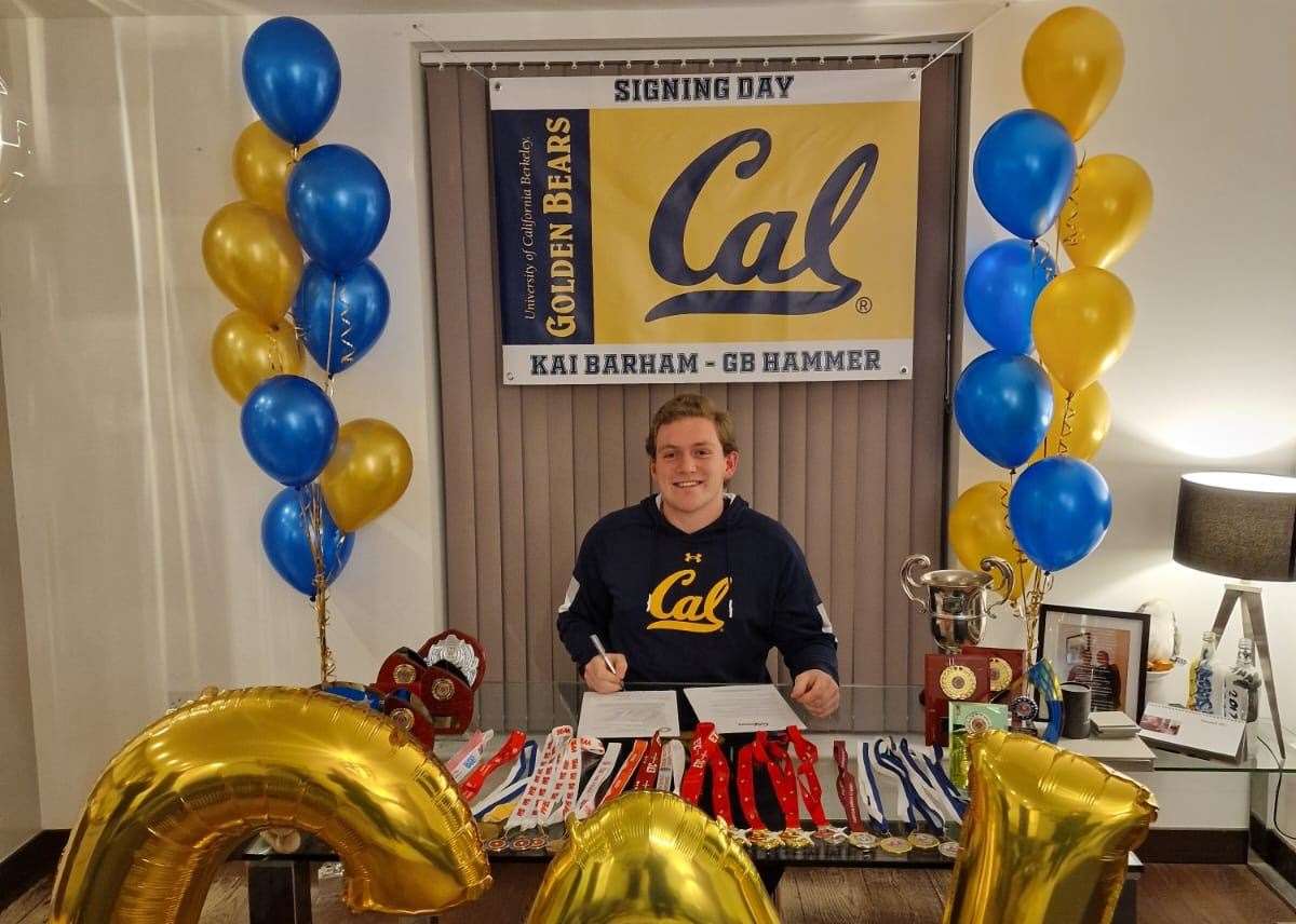 Kai Barham, from Dartford, has landed a scholarship at the University of Califonia, Berkeley