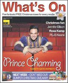 Singing star Gareth Gates stars in this week's What's On cover