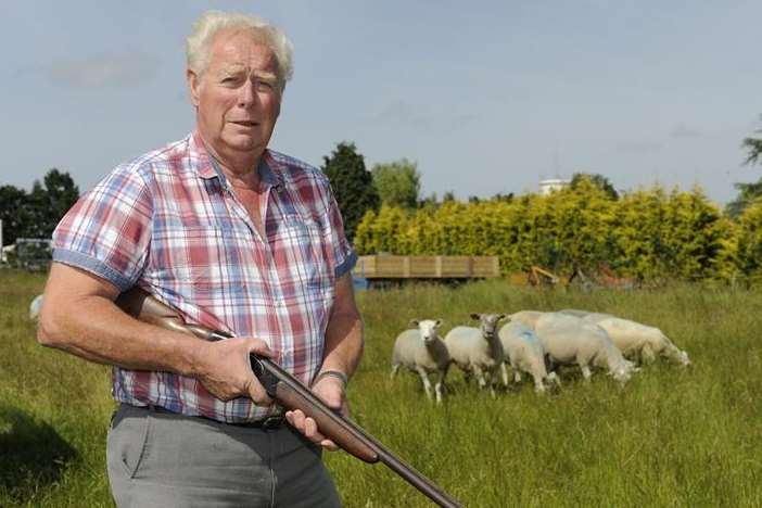 Farmer Ken Jordan is unrepentant about killing the dog