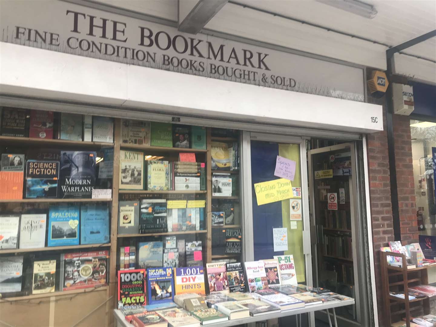 The Bookmark in Rainham Shopping Centre is closing after 31 years of trading