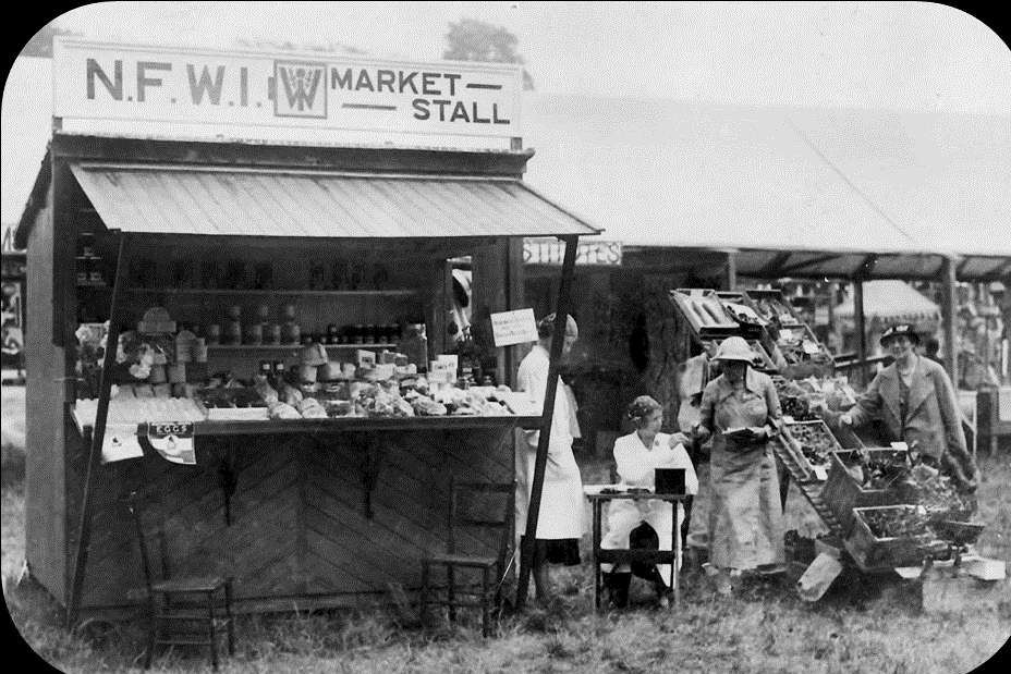 The market in one of its former guises - believed to be in the 1950s