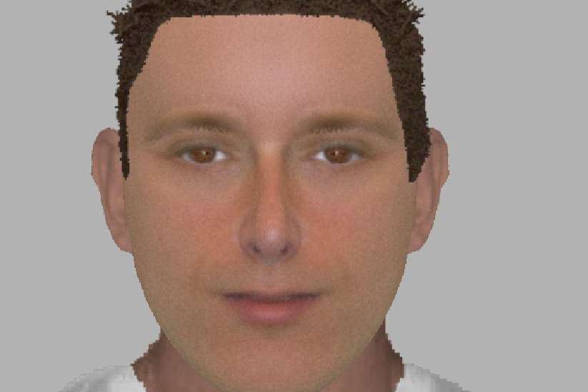 Efit of a man being hunted after Alberta Cockroft was robbed at her Lynsted home