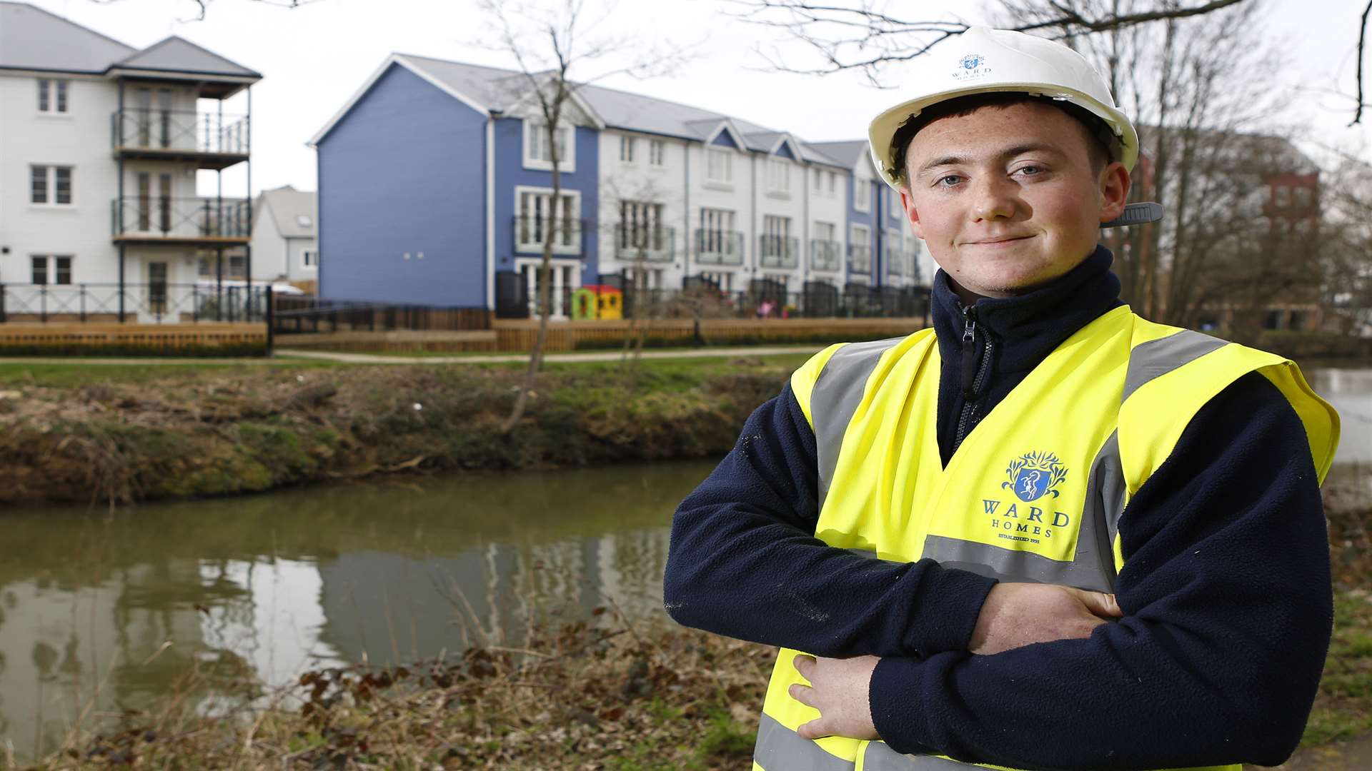 Ward Homes apprentice of the year Ben Quickenden