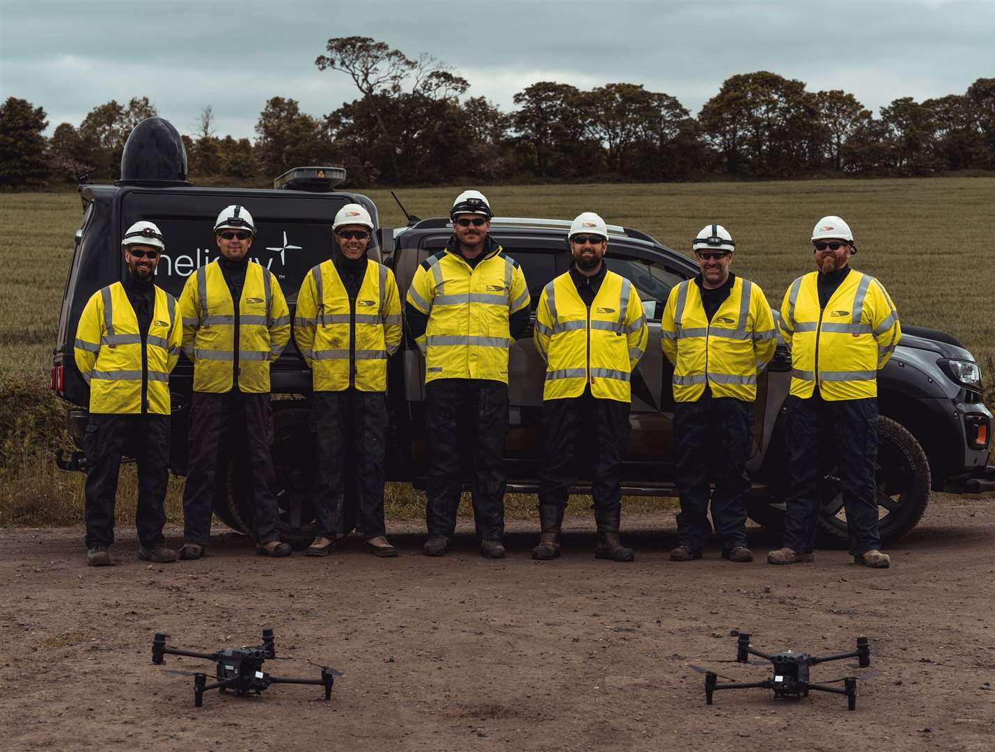 UKPN engineers are being trained in piloting the Heliguy drones. Picture: Heliguy Jack Sharpe