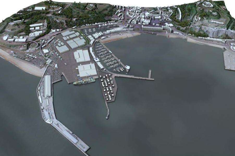 Regeneration design for the port. A new cargo terminal