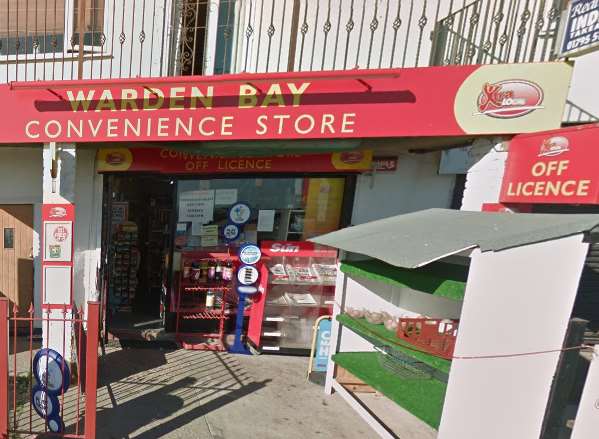 The attack happened outside Warden Bay Convenience Store. Picture: Instant Street View