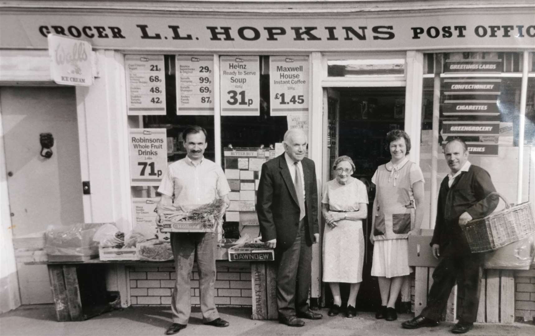A view of the how the former village store in Egerton looked under the Hopkins family in the 1900's Picture credit: Norman Hopkins Picture credit: Norman Hopkins