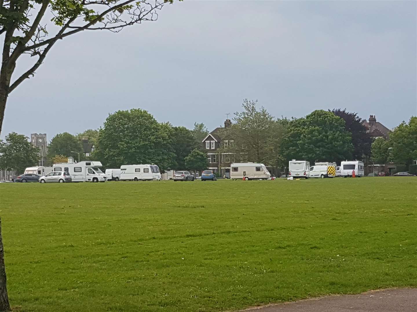 Travellers in Radnor Park