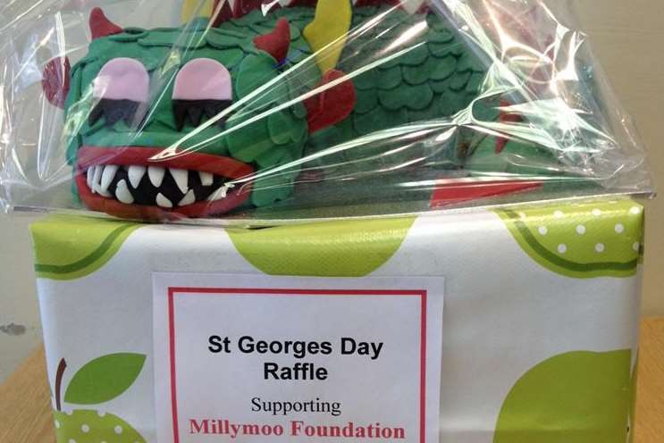 The Dragon cake on offer at the St George's Day event this Saturday