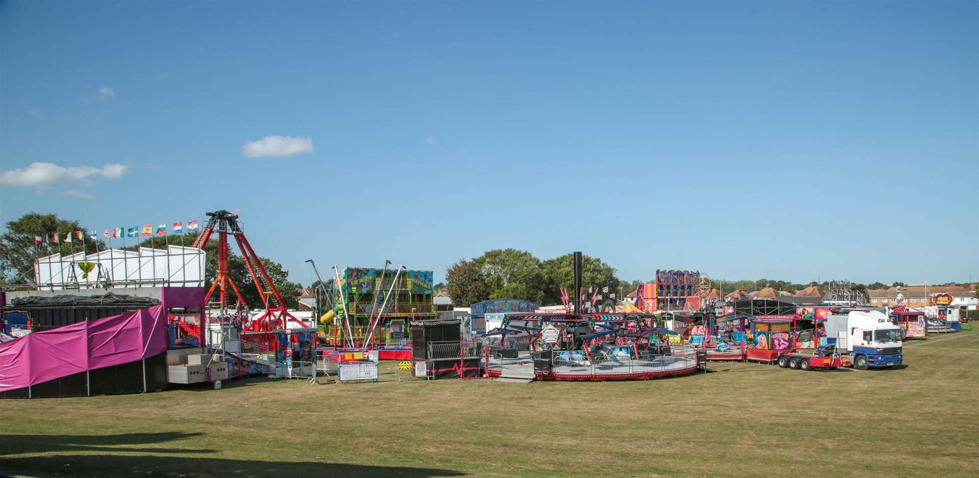 The funfair at Milton Rec, Sittingbourne ran from Thursday to Sunday. Picture: Glen Smith