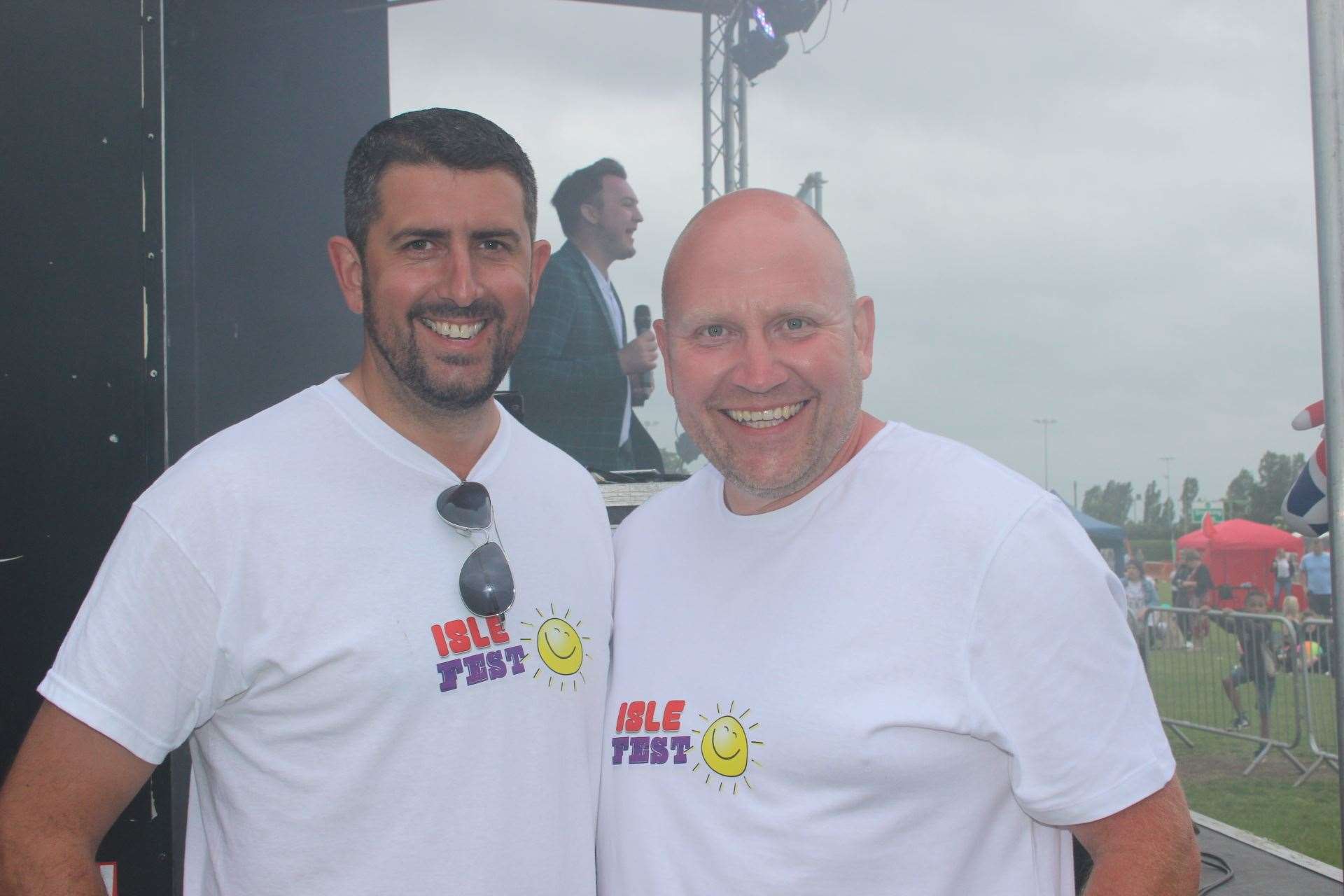 Sheppey IsleFest organisers Marc Layton, left, and Paul Rogers. Picture: John Nurden (11228761)