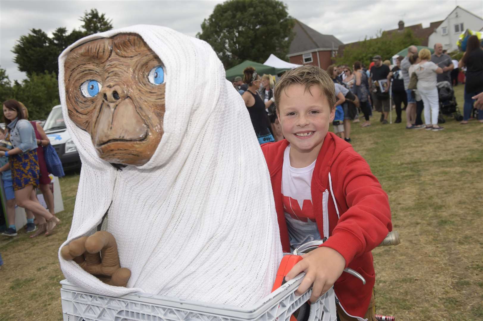 Heston Haines aged seven at last year's event