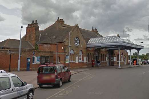 The incident happened near Herne Bay train station