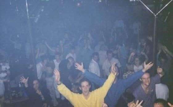 The Priz dance floor in the 1990s. Picture: Kev Goodwin