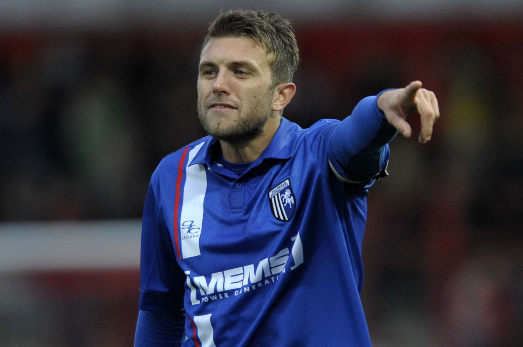 Gills skipper Doug Loft faced Southend on Wednesday Picture: Barry Goodwin