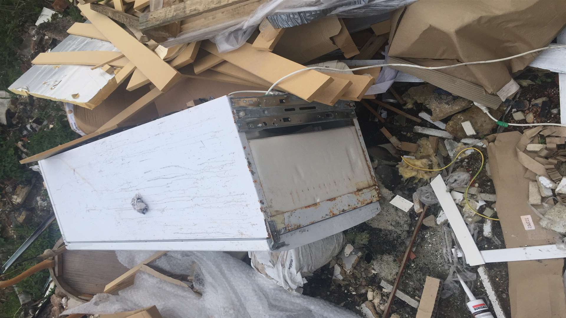Debris found near to Homelands site