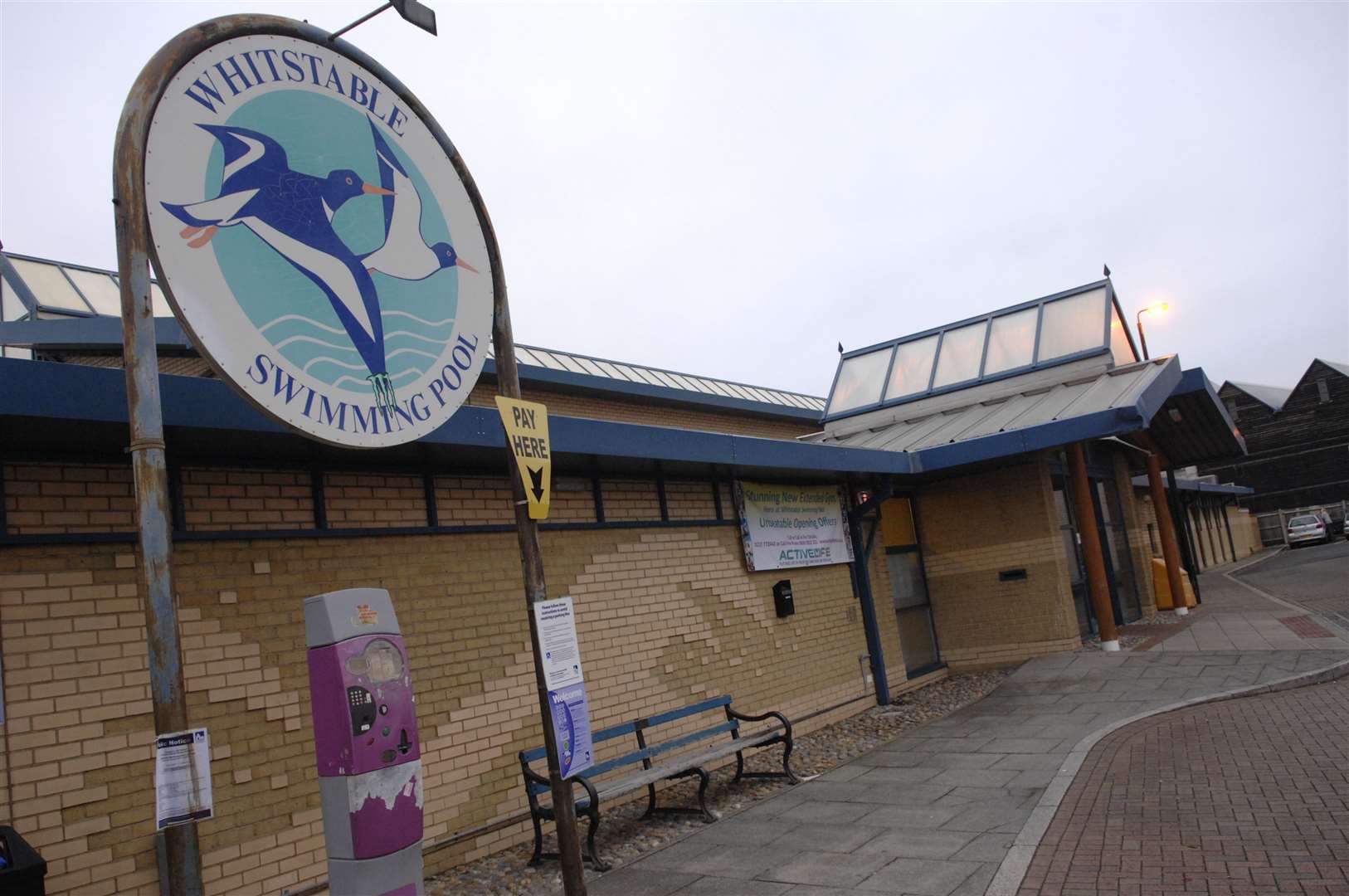 The fitness studio would be built next to Whitstable swimming pool