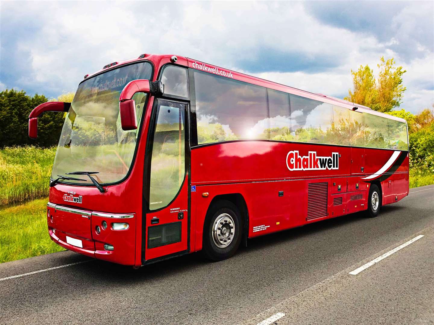 A Chalkwell Coach Hire vehicle based at Sittingbourne. Picture: Chalkwell Coach Hire