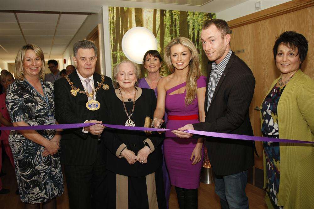James and Ola Jordan opened the Birth Place at Medway Maritime Hospital