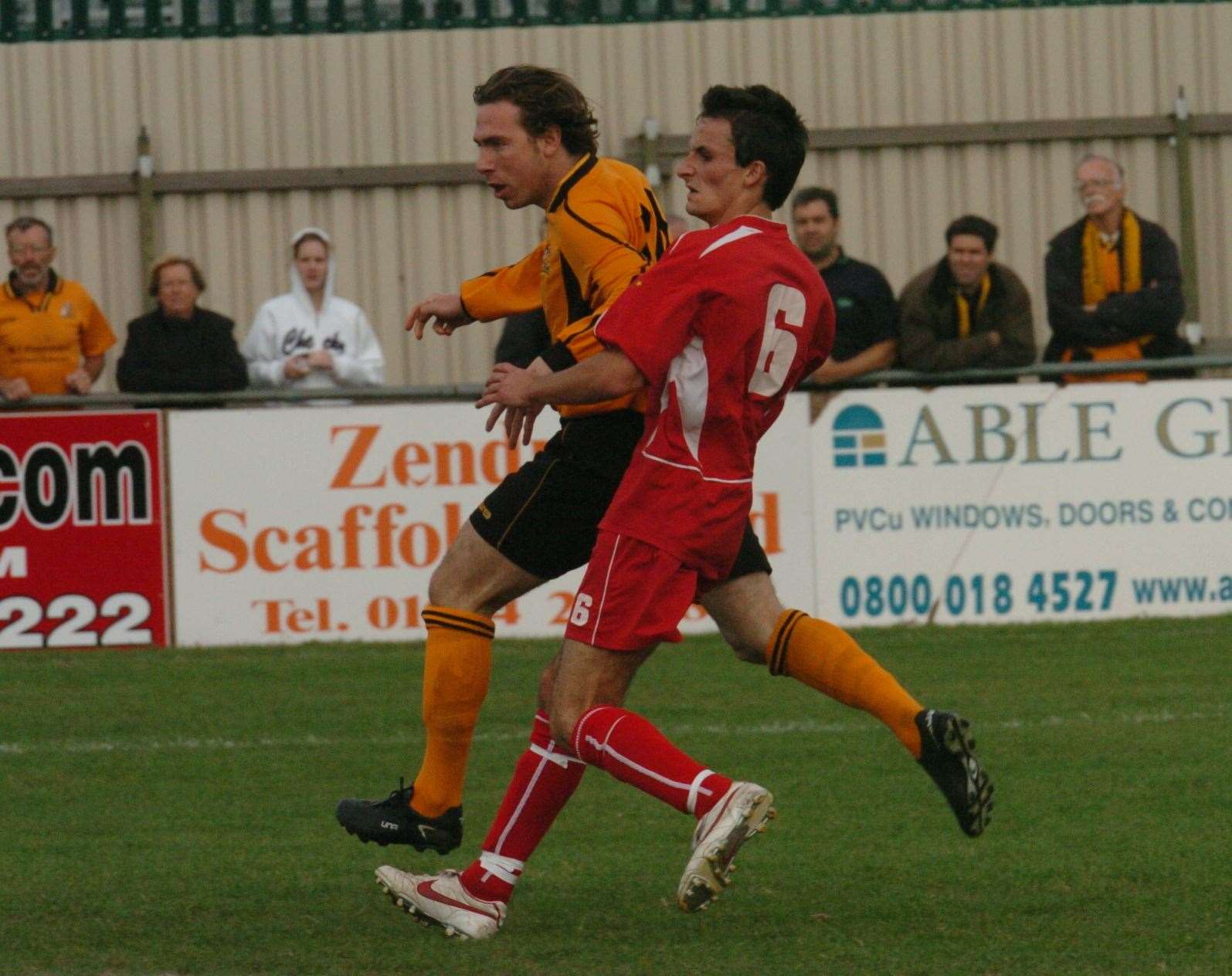 Simon Austin in action for Maidstone against Greenwich at Bourne Park Picture: Mike Smith