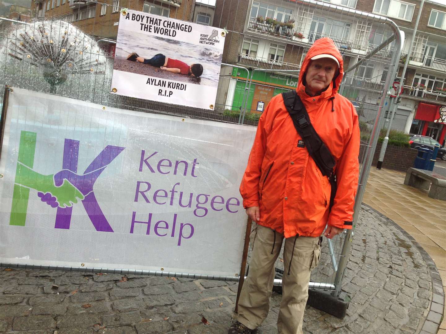 Pete Keenan from Kent Refugee Help