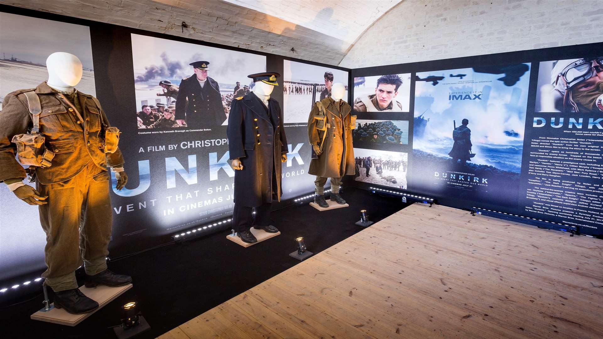 Costumes from the film Dunkirk on show at Dover Castle