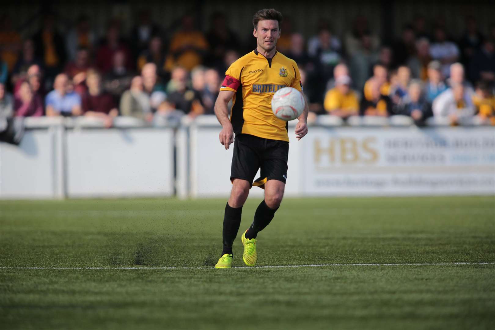 Jamie Coyle in action for Maidstone Picture: Martin Apps